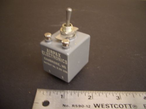 Vintage Airpax  AP 12-1266-14 ON/OFF Toggle Switch W/Momentary  250V 400Hz 2A