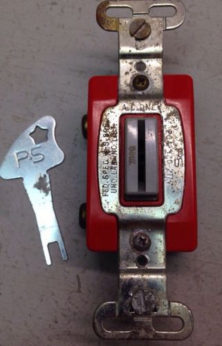 Pass &amp; Seymour Single Pole Locking Switch,20 amp 120V-277V