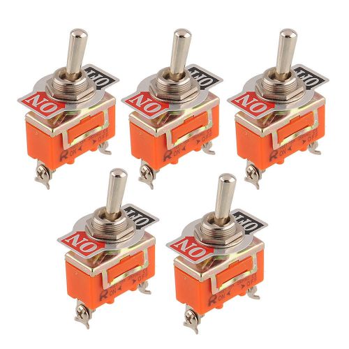 5X 2Pin 15A 250V car auto Dash Toggle Switch Flick SPST ON/OFF Master