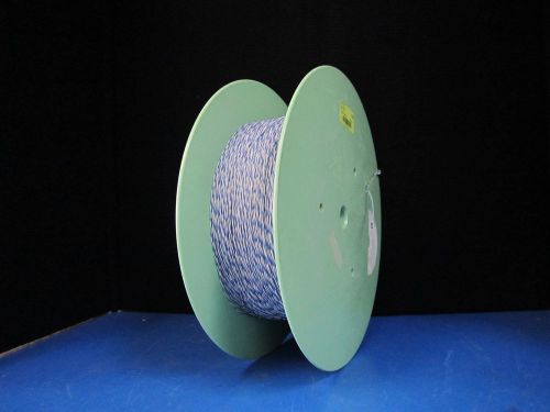 2 wire phone cable 2 x zl 2419 blue white - etfe 1000+ meters on spool for sale