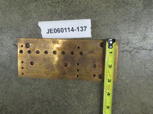 Copper Ground Bar 7 1/8&#034;x3&#034;x3/16&#034; Panel Mount Westinghouse