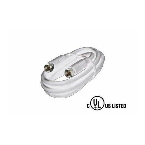 STEREN ELECTRONICS INTL 205-445WH 100&#039; F-F WHITE RG6/UL CABLE