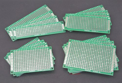 20x double side universal printed circuit board prototype pcb 2x8 3x7 4x6 5x7cm for sale