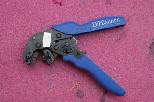 ITT Cannon Ratchet Hand Crimp Crimper Crimping Tool, 20-24 AWG