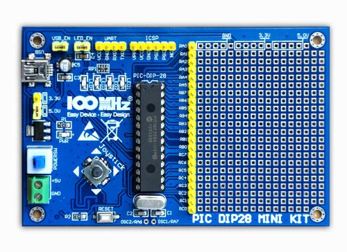 PIC 18F2550 USB demo development board +PIC18F2550 Microcontroller
