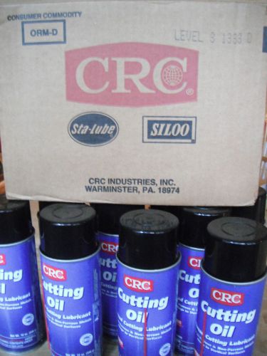 Crc  pf cutting oil  &#034;thread cutting lubricant&#034;  case of 11  cans  12 ounce each for sale