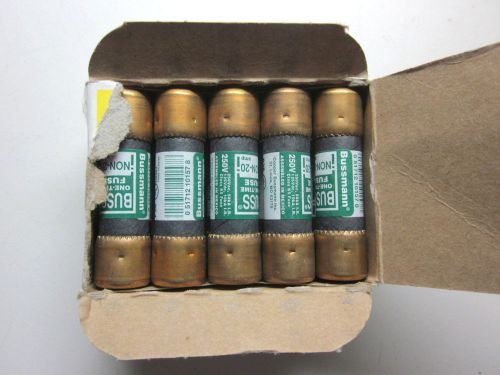 New 10 fuses box buss 20a non-20 amp 250v or less k5 non renewable fuse for sale