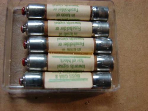 Bussman GBA 8 indicating fuse 8 amp package of 5
