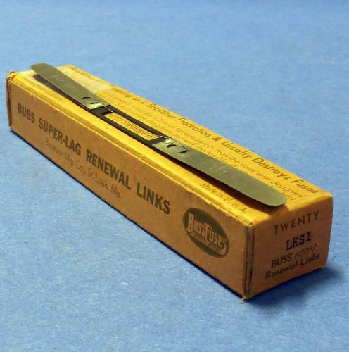 Bussmann 600v 1a super-lag renewal fuse links, lks 1, nib lot of 20 for sale