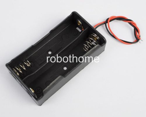 1pcs 2x18650 2x3.7V 7.4V Battery Holder Box Case Wire brand new