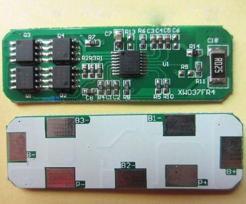 New max.4-5a pcb bms protection board for 3 packs 3.7v li-ion 18650 battery cell for sale