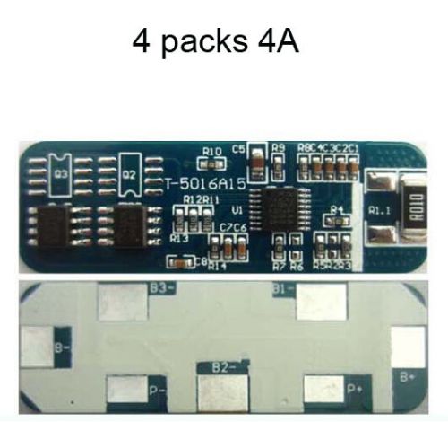 Protection board for 4 packs 14.4v -16.8v 18650 li-ion lithium  battery 4a for sale