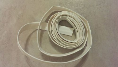 50&#034;length White Thin Wall HEAT SHRINK TUBING 1/2 in exp  shrink ratio 2:1