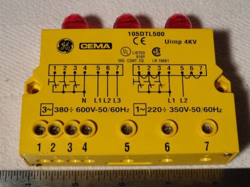 General Electric 105DTL500 Power Supply Signaling Unit CEMA TRANSIENT SUPPRESSOR