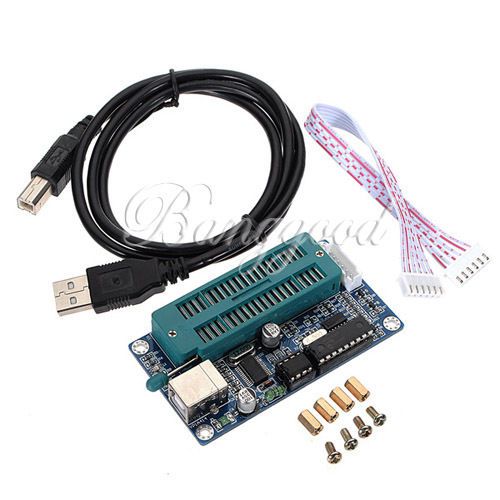 USB PIC Automatic Microchip Develop Microcontroller Programmer K150 ICSP w Cable