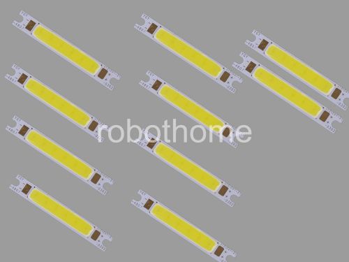 10pcs 3w white cob high power led stripe emitting diode brand size:48x7x1.8mm for sale