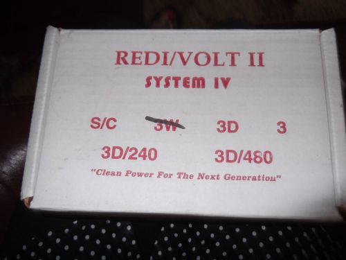 Redi/Volt II System IV Model SC Transient Voltage Surge Suppressor CLEAN POWER