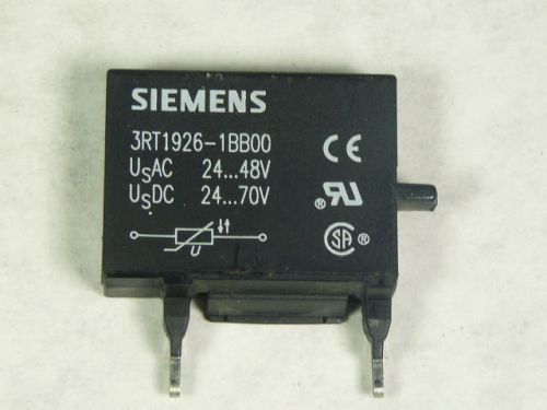 Siemens 3RT1926-1BB00 Varistor S0-S3 24-48VAC 24-70VDC ! WOW !