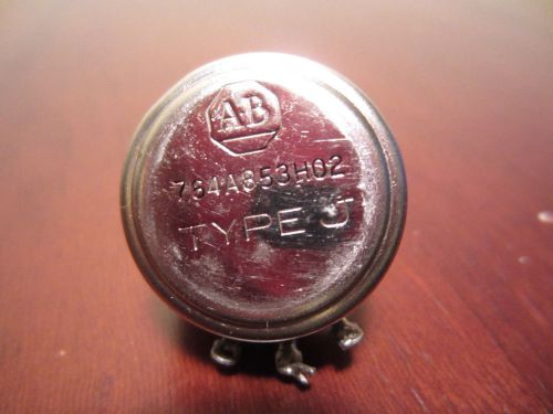 Allen bradley 764a853h02 type j potentiometer for sale