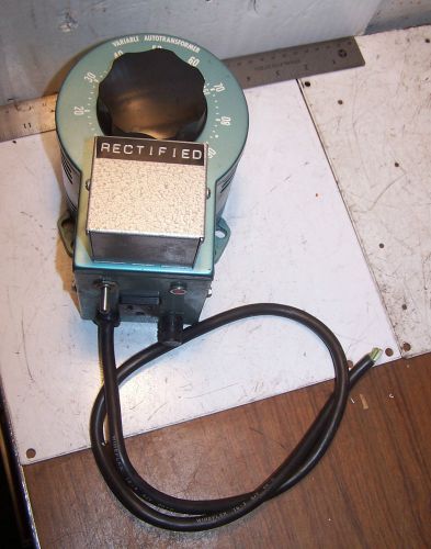 Staco 122-0003 variable autotransformer 0-100 for sale