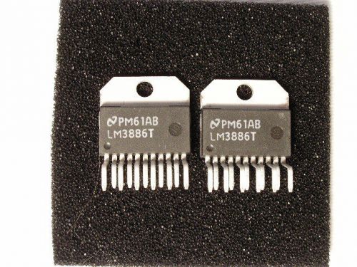 LM3886 [x2] 68W Audio Power Amp IC, HiFi Chip Amp LM3886T genuine USA parts