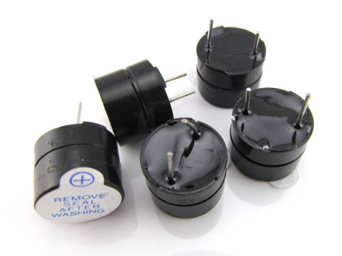 Set of  5 Continuous Sound Piezo Buzzers DIP SOT IC Alarm  5 V