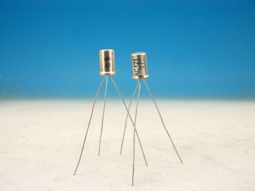 2x tested ac121 by siemens / ge germanium transistors &lt; pair &gt; for sale