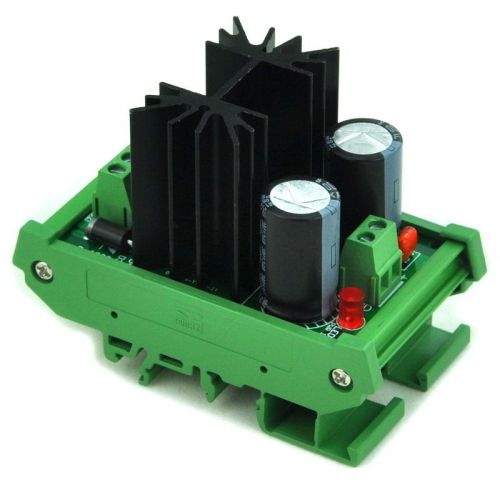 DIN Rail Mount Positive 5V DC Voltage Regulator Module, High Quality.
