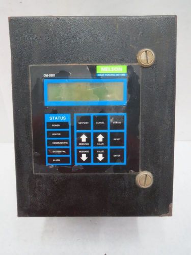 Nelson 9004-0104/cm2001-n4x-s2 heat trace controller 110-280v-ac 30a amp b256990 for sale