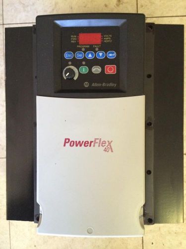Allen bradley  powerflex 40 22b-d017h204 10hp variable ac drive for sale