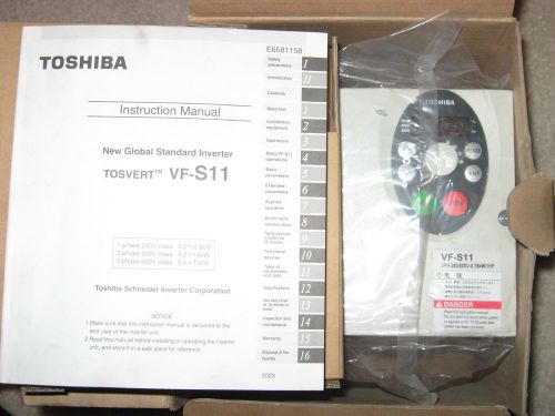NEW TOSHIBA VFS11-4007PL-WN(1) 1HP TRANSISTOR INVERTER