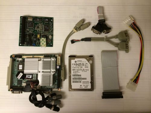 Advantech PCM-9373 80Gig IDE CarPuter Linux  Micro PC File server Project Hacker