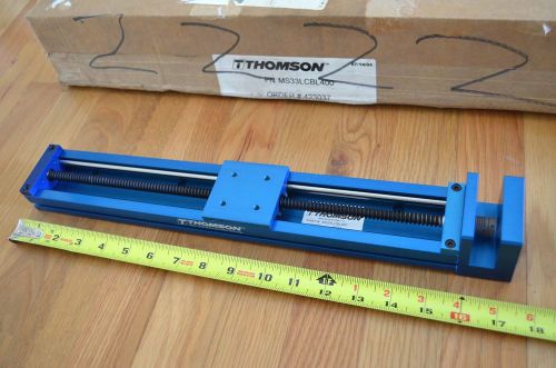 New 16&#034; thomson ms33lcb-l400 microstage linear motion actuator nema23 - thk cnc for sale