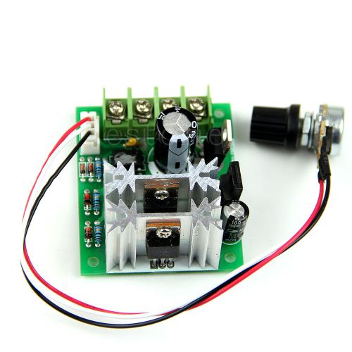 Pwm dc motor speed control pulse width modulator switch controller 10a 6v/12/24v for sale