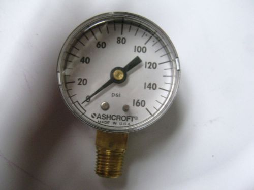 Ashcroft pressure guage  0-160 psi made in the usa for sale