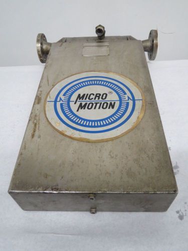Micro motion 100s-ss mass flow sensor stainless 1 in 2250psi flowmeter b327395 for sale