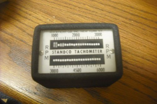 STANDCO Vibrating Reed Tachometer H.H. Stichtco Inc New York 1000- 6000 RPM B005