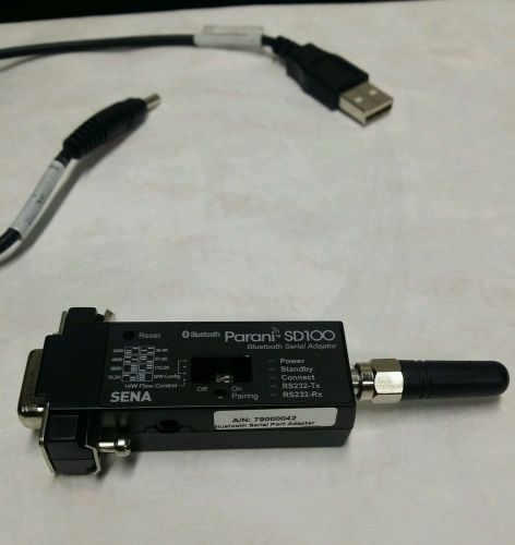 Parani SD100 Bluetooth Serial Port Adapter RS232 Parani SD100 SENA with cable