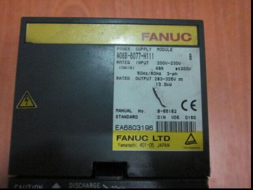 Used FANUC Power Supply Module A06B-6077-H111 Tested
