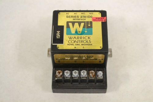 WARRICK 27A1D0 CONTROL RELAY 120V-AC 12MA B304870
