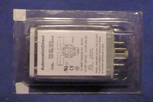 Automation  Direct 750-2C-120A Relay 120 volt  (BRAND NEW)