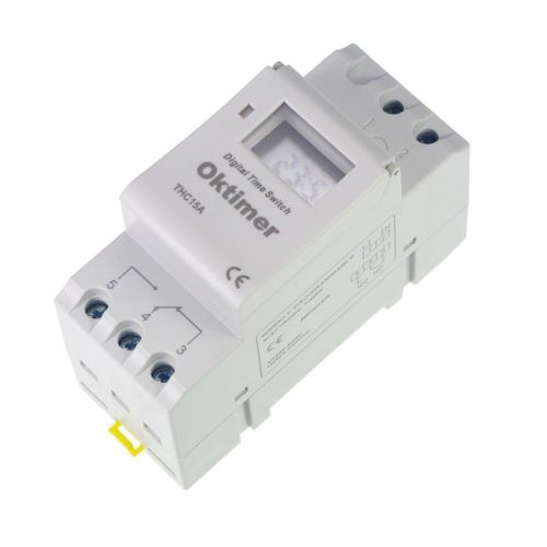 THC 15A AC 220V Digital LCD Power Weekly Programmable Timer Time Relay Switch