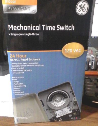 GE MECHANICAL TIME SWITCH 120 VAC MODEL 15145 NEW
