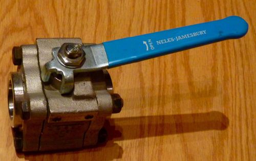 Neles jamesbury 2500 cwp psig stainless 1 in ball valve 316ss - 3600 tti socket for sale