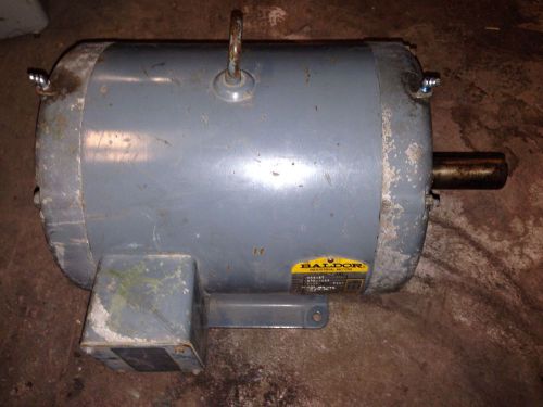 Baldor electric motor 10hp 1725 rpm 3 ph 215t 200v 32 amp 60 hz m3313t 37b01x33 for sale