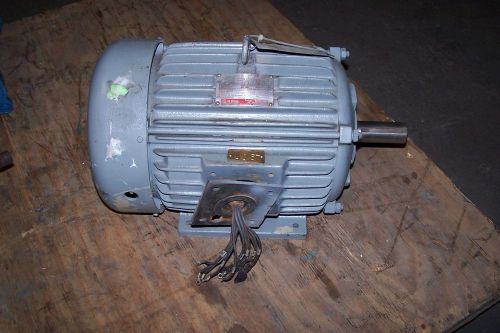 New ge 10 hp electric ac motor 230/460 vac 1755 rpm 215t frame 3 phase for sale