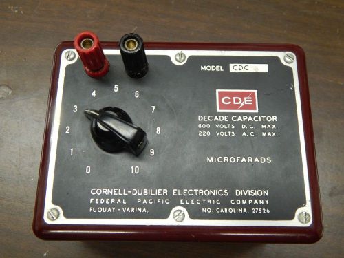 CDE Decade Capacitor CDC 3