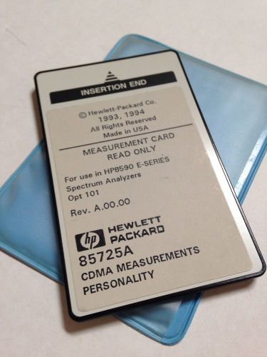 HP Agilent 85725A CDMA Measurements Personality Card For 8590E Series