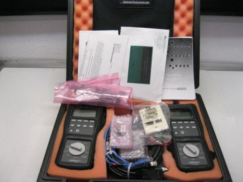 Datacom technologies lancat v twoway category 5 cable tester w/ case &amp; access for sale
