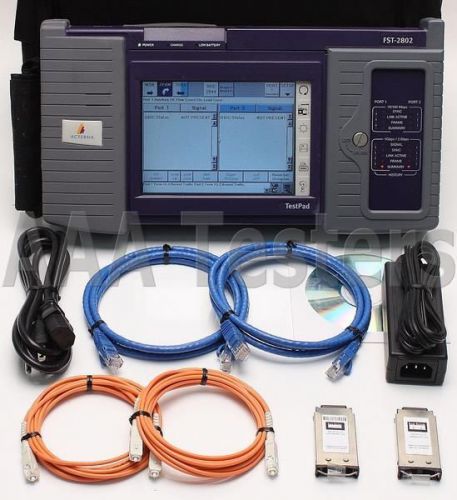 Acterna JDSU TTC FST-2000 TestPad FST-2802 Networking Fibre 1G 2G FST 2000 2802